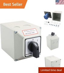 3 Phase Rotary Changeover Switch – 660V 63A with Master Switch Functionality