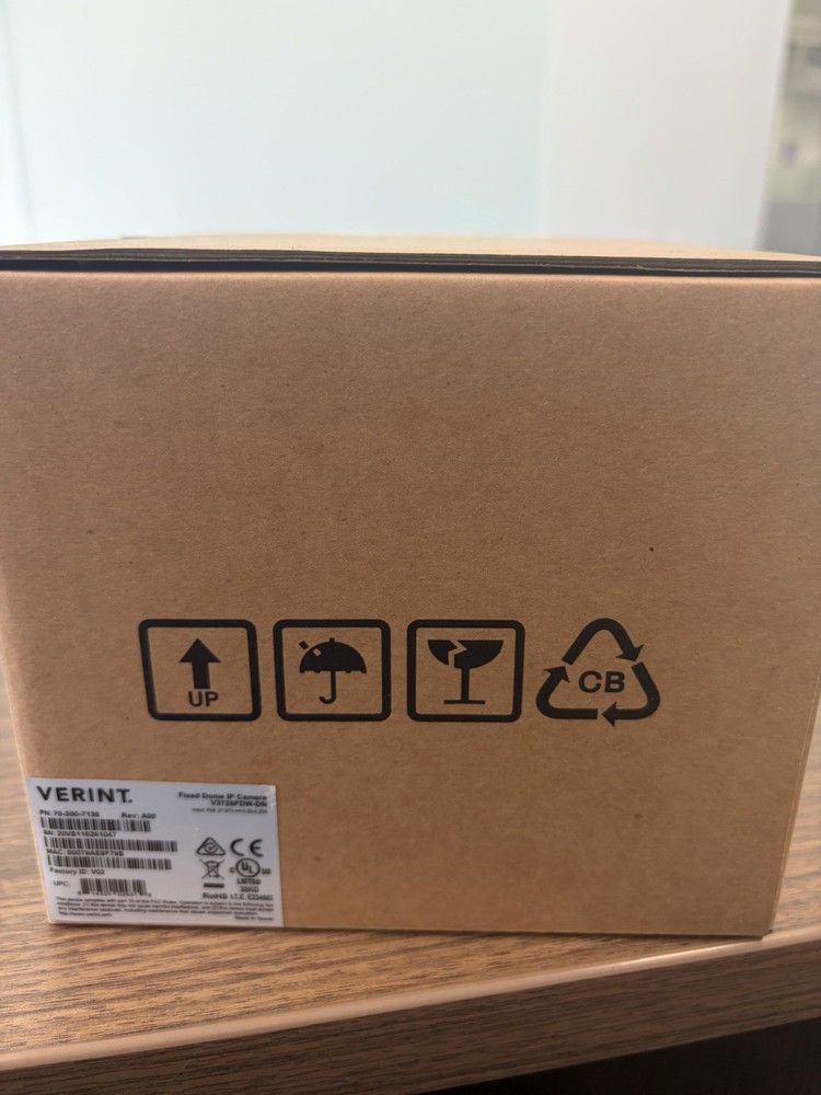 Verint V3720FDW Fixed Dome Network Camera Indoor/outdoor 1920×1080 @ 30 FPS