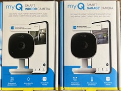 New (2) Chamberlain myQ Cameras – Indoor & Garage