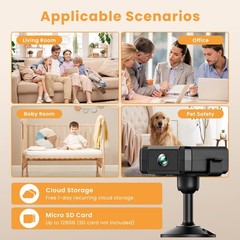 2026 Only 0.9 Inch 1080P Security Camera Mini Micro WiFi HD Cameras Home Indo…
