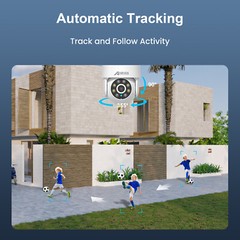 ANRAN Outdoor Security Camera System Wireless Home Night Vision 2TB 8CH 5MP NVR