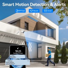 4PCS 4in1 1080P Outdoor CCTV Security Camera 100ft Night Vision Power Supply&BNC