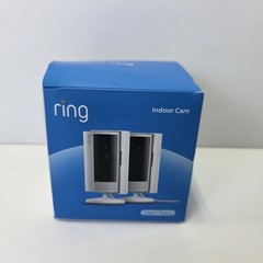 Ring Indoor Home Security Camera White 2 Pack Open Box Smart WiFi Tested Compl.
