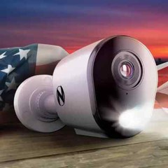 Night Owl CM-FTD4LS-B 2K 2560×1440 (4MP) Wired Add-on Camera with Spotlight ™