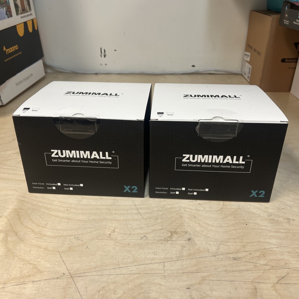 ZUMIMALL F5K Wireless In/Outdoor Security Camera 3 MP Night Vision Wifi Set 2