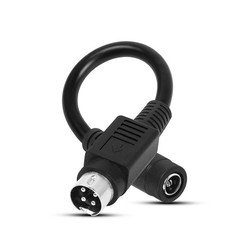 15CM 4 Pin DIN to 5.5 X 2.1mm DC Power Short Cable for CCTV System Chargers A…