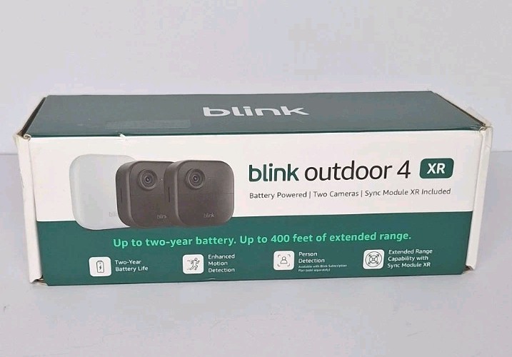 Blink Outdoor 4 XR 2 Year Battery Powered Sync Module XR 2 Camera System