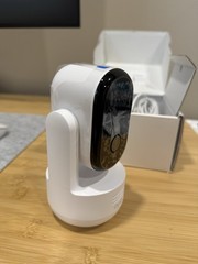 Arlo Essential Wired Security Camera 2K Outdoor White Home Monitoring 360 Pan