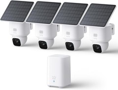 eufy Security SoloCam E30, 4-Cam Kit Solar Security Cameras Wireless Outdoor360°