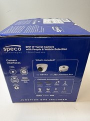 Speco O8VT3 IP Color Camera W/8MP 4K Res. H.265 2.8mm IR True WDR NEW!