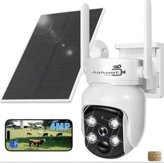 4G LTE Cellular Solar Security Cameras Wireless Outdoor 360° Live View