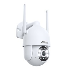ANRAN WiFi Security Camera 360° PTZ Wireless 3MP WIFI Night Vision Home Outdoor