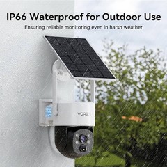 (86B)Solar Cameras Wireless Outdoor with 10» Monitor, 4pcs 2K 3MP Solar Powere