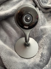Nest Cam A0005 1080p Indoor IP/Network Surveillance Camera Wi-Fi Black/Gray