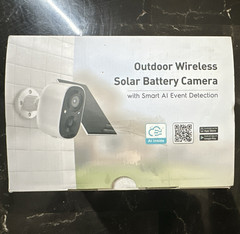 AI Outdoor Wireless Wi-Fi Solar Battery 1080p FHD Camera PIR Night Vision 2-Way