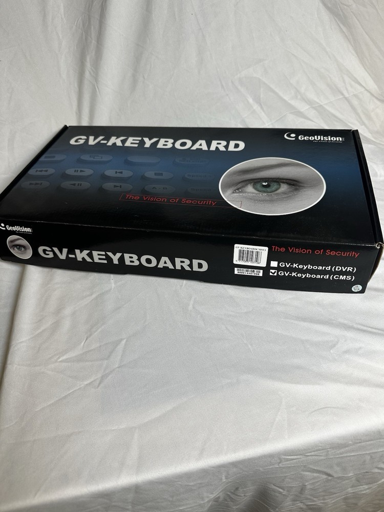 GEOVISION SURVEILLANCE CAMERA GV KEYBOARD CMS NEW SEALED IN BOX GV-KEYBOARDCMSV3