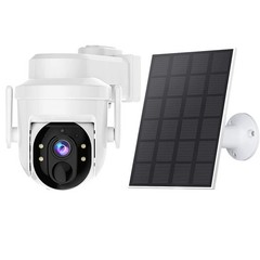 Solar Camera 1/3P Wireless WiFi Outdoor Solar Battery Security Camera Smart Home