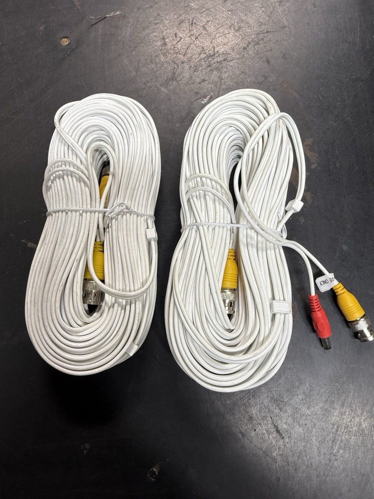 QSEE 2-PACK SECURITY CAMERA Cable 100ft