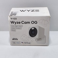 Wyze Cam OG Indoor Outdoor Color Night Vision WYZECGS Open Box Sealed Cam