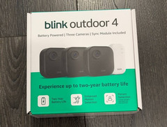 Blink Outdoor 4 Wi-Fi Outdoor 3-Camera Security System – Black – NEW