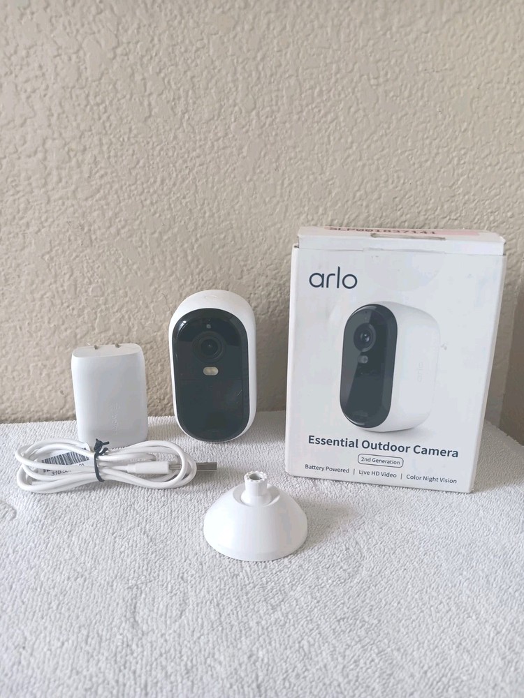 Arlo VMC3050 2nd Gen 2K Outdoor Wireless Security Camera White