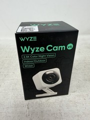 Wyze Cam v4 – 2.5K QHD Indoor/Outdoor WiFi Smart Security Camera