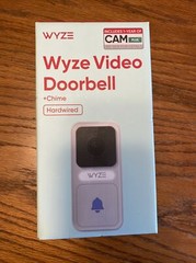Wyze Video Doorbell + Chime IP65 Weatherproof Night Vision w/ 1 year of CAM PLUS