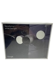 Google Nest Cam with Floodlight Outdoor Camera White ( GA02411-US) – New/Damaged