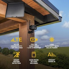 Vosker V300 Ultimate Farmers Pack Outdoor Security Camera 4G