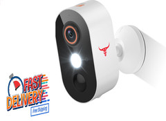2 Pack Wireless Security Camera System Smart Night Vision Outdoor WiFi Cameras
