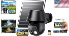 4G LTE Solar Security Camera – Wireless, 24/7 HD Recording, AI Motion Detection