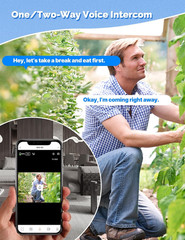 4G LTE Cellular Solar Security Camera, Lifetime Free Unlimited Data 2K Wireless