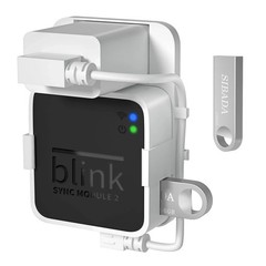 256GB USB Flash Drive, Outlet Wall Mount Holder for Blink Sync Module 2 with Sho
