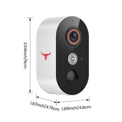 2 Pack Wireless Security Camera System Smart Night Vision Outdoor WiFi Cameras