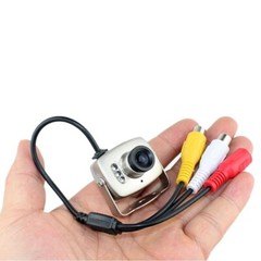 Mini 6LED CMOS 420TVL 800TVL 3.6MM Audio Video Wired Security CCTV Camera