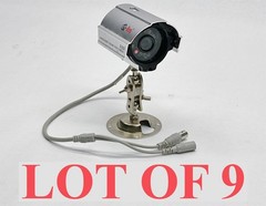 Q-See 4*QD28414 5*QD28414W Weatherproof Day and Night Color CCD Camera LOT 9