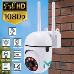 WiFi HD 1080P Camara De Seguridad 360° Con Audio Microfono Para Casa y Exterior