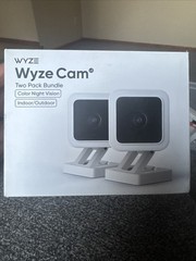 Wyze Cam v3 Wired Home Security Camera Two Pack Bundle Indoor Outdoor NEW