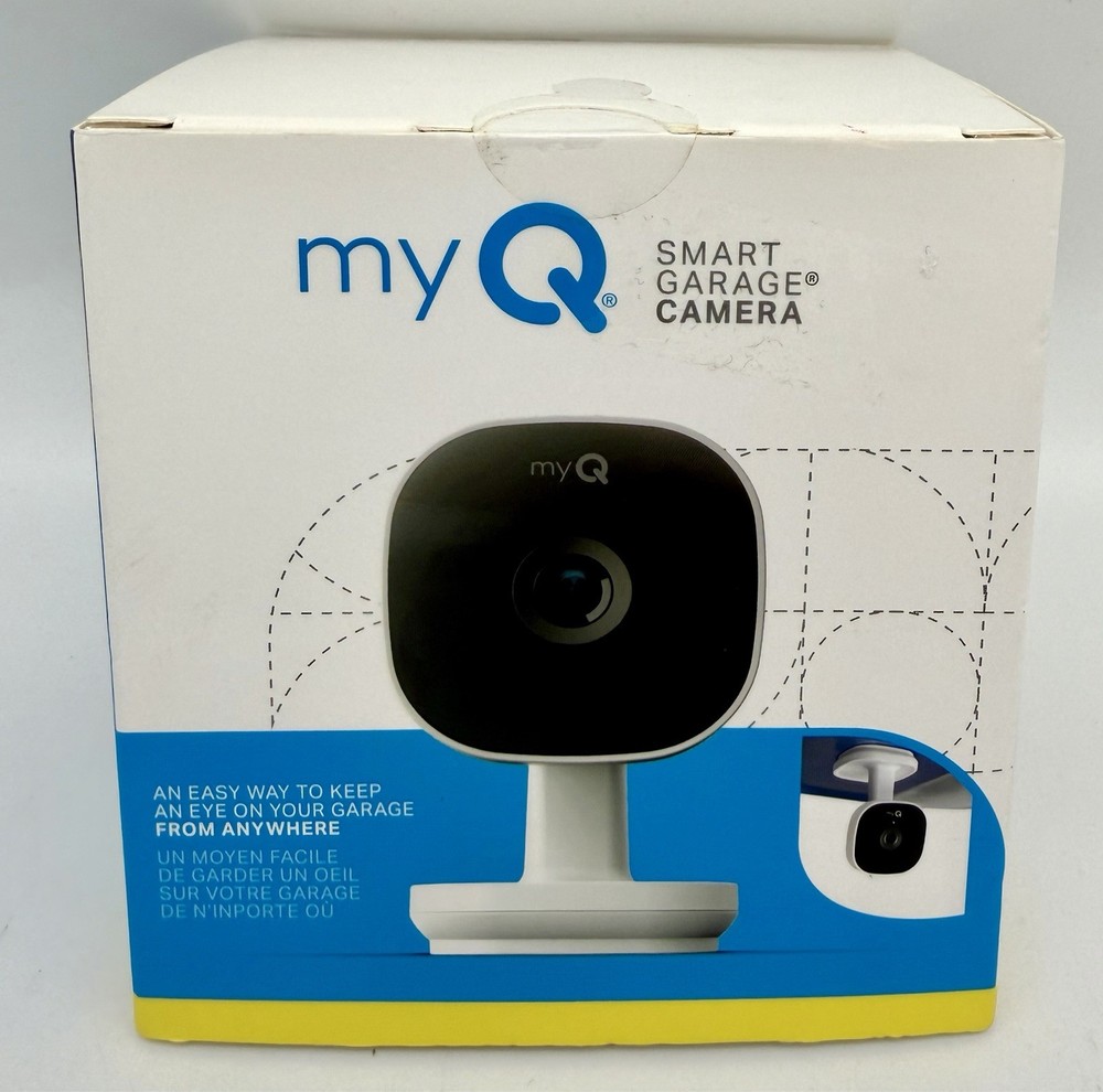 Chamberlain myQ Garage HD 1080p Wi-Fi Security Camera – White NEW-Free Shipping