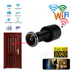 Smartphone 1080P HD Wireless WiFi Door Peephole Camera Motion Detect Recording