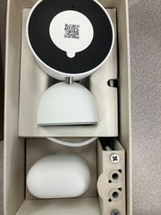 Google Nest Cam Indoor Wired 3rd Gen 2K HDR Night Vision Secure Cam Snow GA09973