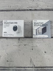 Wyze WYZECGS Cam OG Wired 1080p Smart Security Camera + Window Mount WYZEWMV2