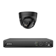 ANNKE 8CH NVR 4K POE 180° Dual Lens Security Camera System Color Two Way Audio