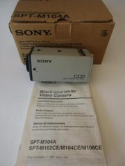 SONY SPT-M104A Black & White CCD Security Video Camera Body 24vac DISPLAY UNIT
