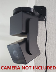 WYZE CAM PAN V3 Black Corner Mount Wall Bracket for Hanging Security Camera