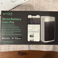 Wyze Battery Cam Pro Security Camera – White
