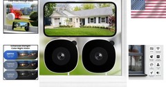 Window Surveillance Cameras – Full-Color Night Vision