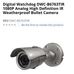 WATCHDOG AHD DWC-B6763TIR Weather Resistant Bullet Camera Star-Light NEW