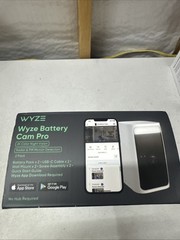 Wyze Battery Cam Pro 2-Pack – 2K HDR Wireless Cameras w/ Mounts SEALED