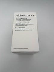 Blink Outdoor 4 Wi-Fi Outdoor 3-Camera Security System – Black – NEW